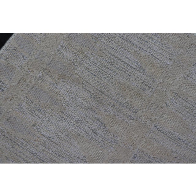 Scandinavian Hand Woven Flat Weave Rug by Keivan Woven Arts, 3'0 X 5'5 For Sale - Image 9 of 9