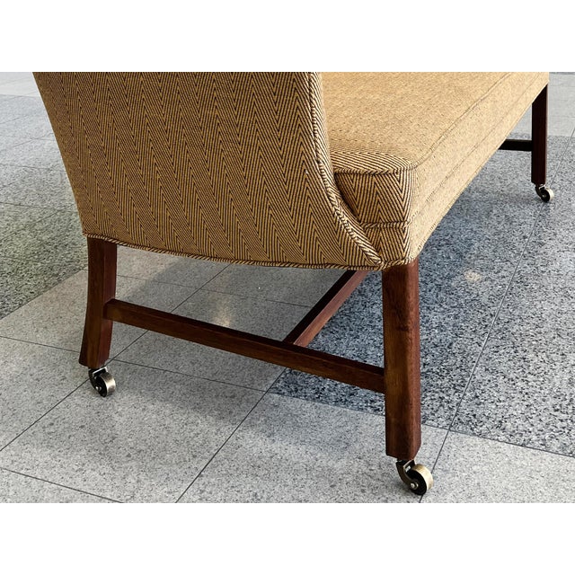 1940s Danish Modern Settee in the Style of Finn Juhl For Sale - Image 10 of 15