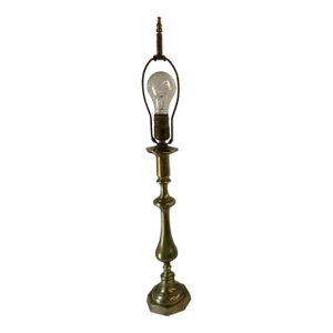 Vintage Brass Tradition Design Table Lamp