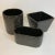 Vintage Boho Chic Contemporary Modern Faux Croc Embossed Ceramic Planters - Set of 3 For Sale - Image 10 of 10
