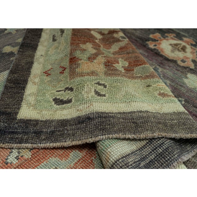 Turkish Oushak Old Wool Rug 9'3" x 11'9" #30140 For Sale In Houston - Image 6 of 8