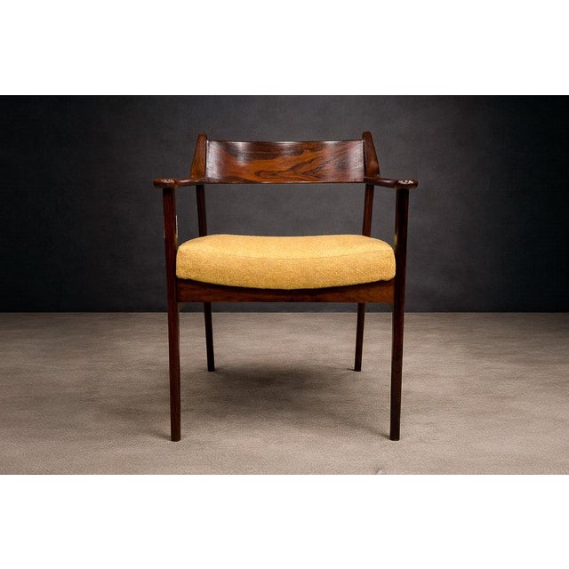 Set of Four Brazilian Rosewood Armchairs / Dining Chairs by Jorge Jabour, Cantù, 1960s - Lot 634–615A For Sale - Image 17 of 18