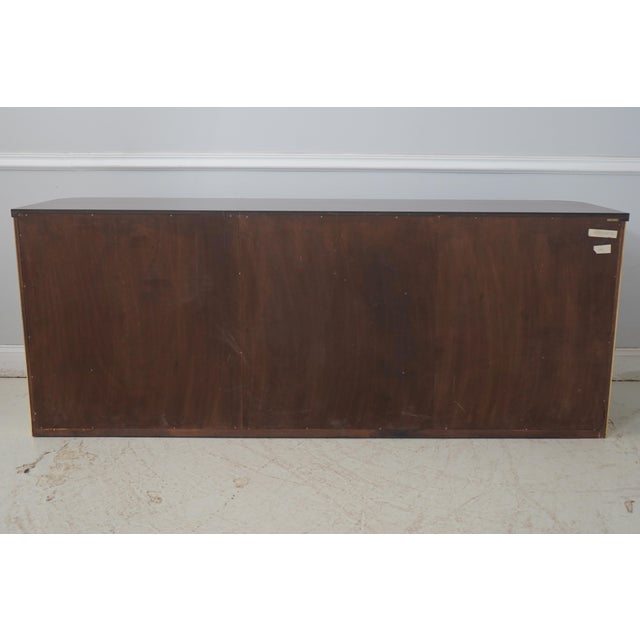 Mid Century Modern Tiger Maple Credenza Cabinet For Sale - Image 16 of 17