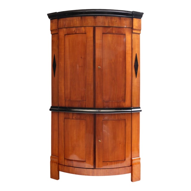 Biedermeier Corner Cabinet, Southern Germany, 1810 For Sale