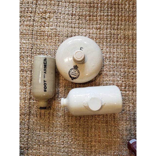 Antique Stoneware Foot Warmers Three For Sale - Image 11 of 12