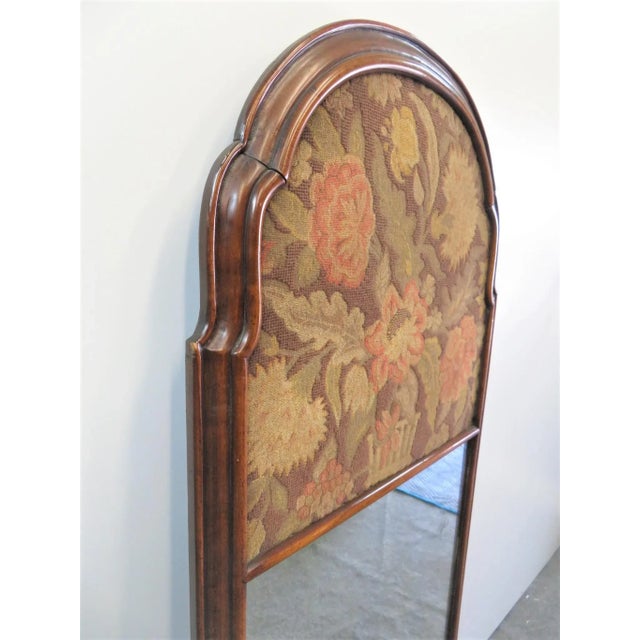 Queen Anne 19th C Queen Anne Walnut Trumeau Mirror For Sale - Image 3 of 5