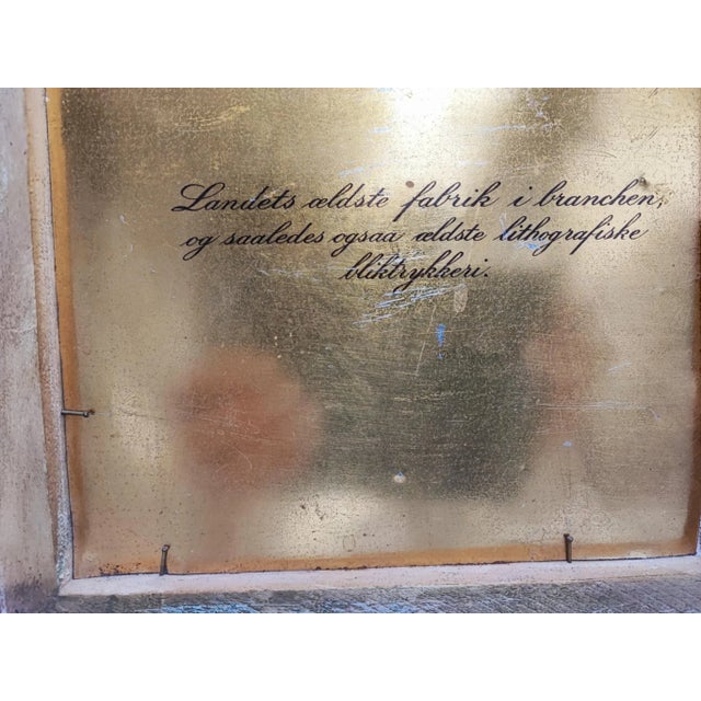 Vintage Brass Advertisement Picture by Sandviken, 1970s For Sale - Image 9 of 10