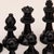 Black Antique English Cased Chess by Staunton, 1950, Set of 33 For Sale - Image 8 of 16