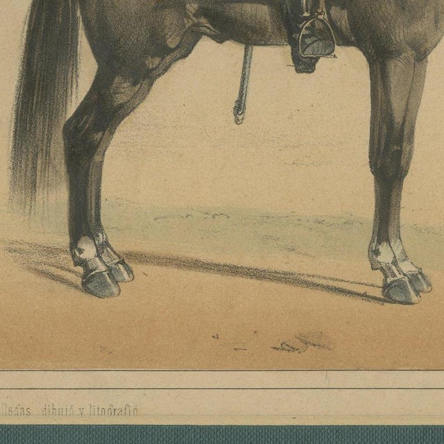 Paper José Villegas, Dragoon and Hussar, 1861, Lithograph For Sale - Image 7 of 12