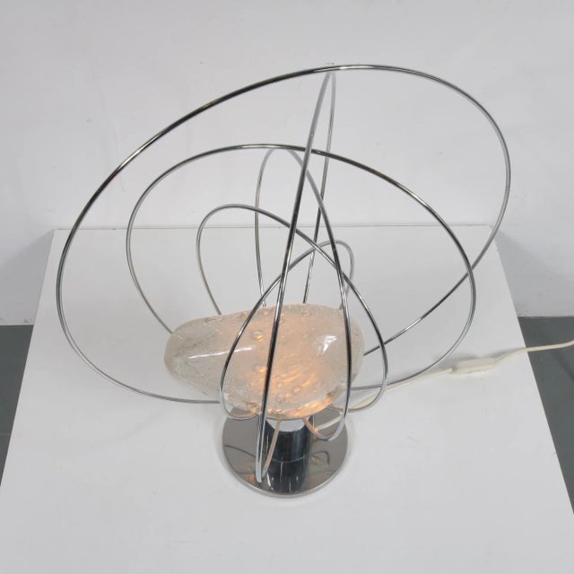 Esperia Sculptural Table Lamp by Angelo Brotto for Esperia, 1960s For Sale - Image 4 of 9
