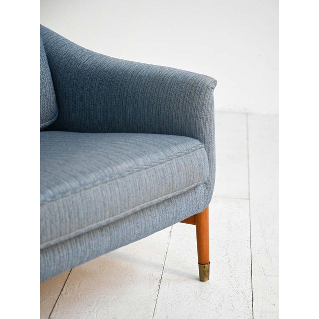 Blue Scania Model Sofa from Folke Ohlsson, 1950s For Sale - Image 8 of 10