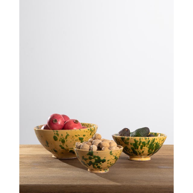 Early 21st Century Moroccan Ceramic Provence Bowl - Small For Sale - Image 5 of 8