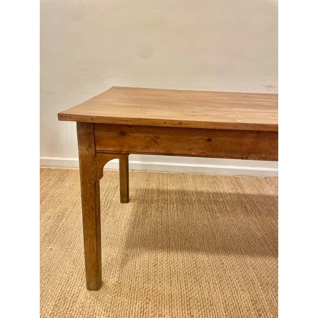 Wood French Dining Table in Oak For Sale - Image 7 of 9