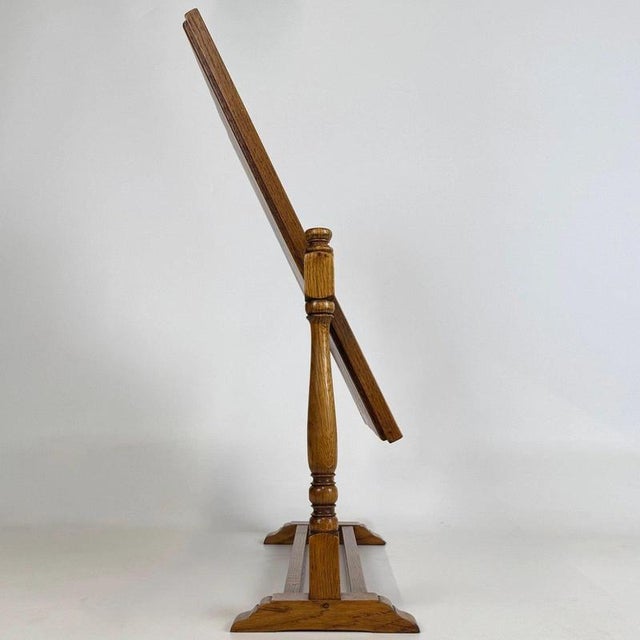 Antique English Oak Dressing Table Mirror, 1900s For Sale - Image 10 of 13