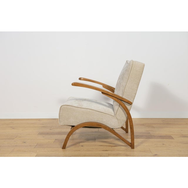 1930s Model 410 Armchair by Jindřich Halabala for Up Závody, Former Czechoslovakia, 1930s For Sale - Image 5 of 18