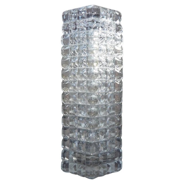 Midcentury Modern Bohemia Glass Vase, 1960s For Sale - Image 11 of 11