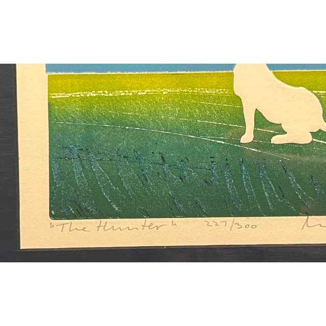 1980s C. 1980s Misha Moracha "The Hunter" Limited Ed. 227/300 Etching Signed With Coa For Sale - Image 5 of 7