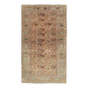 Galerie Shabab Collection Early 20th Century Persian Bidjar Throw Rug