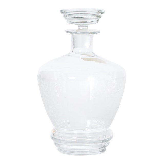 1950s Portieux Vallérysthal Brandy Decanter For Sale
