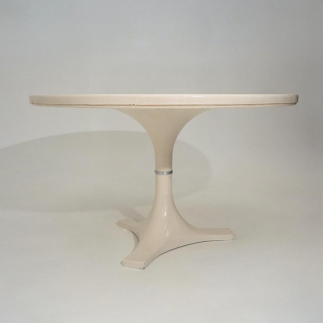 1970s Table with Central Leg by Ignazio Gardella for Kartell, 1970s For Sale - Image 5 of 14
