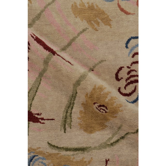 Textile Contemporary French Art Deco Style Abstract Wool Rug by Rug & Kilim, India For Sale - Image 7 of 10