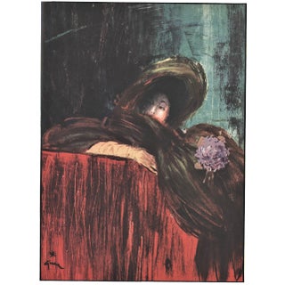 1946 Mid-Century Fashion Illustration Print -Gruau For Sale