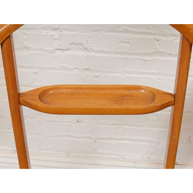 Wood Vintage Maple Wood Valet For Sale - Image 7 of 8