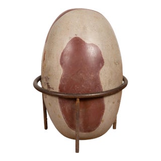 Large Hindu Two-Toned Stone Shiva Lingam from the Narmada River For Sale