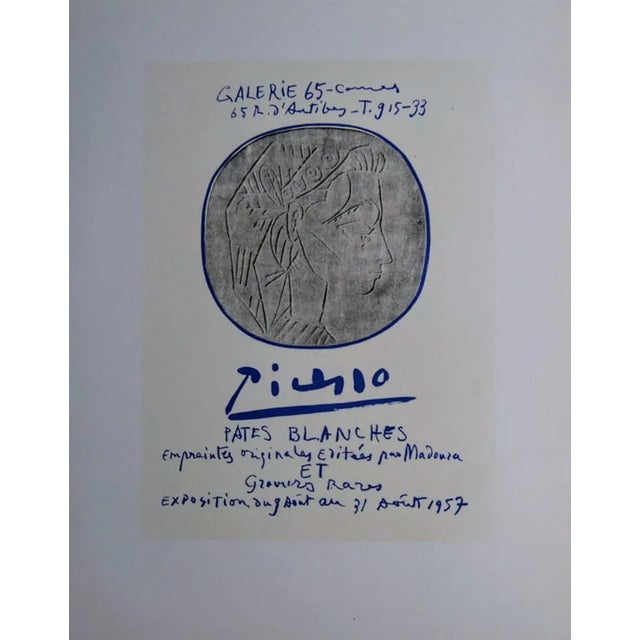 Pablo Picasso, Pates Blanches Vallauris, Lithograph, 1959 For Sale