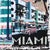 2020s Miami Postcard - Original Mixed Media Pop Art Miami Cityscape on Canvas by Marion Duschletta For Sale - Image 5 of 10