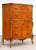 Magnificent Vintage French Provincial Louis XV Rococo Satinwood & Burl Wood Vanity and Tall Boy Chest Set For Sale - Image 9 of 18