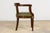 Late 19th Century French Napoleon III Mahogany Desk Chair With Olive Green Leather For Sale - Image 9 of 18