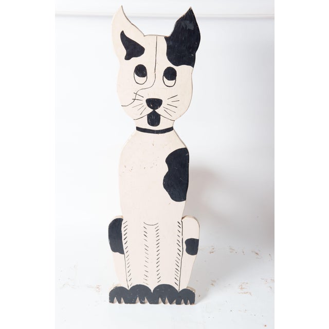 Folk Art Dog Bench or Shelf For Sale - Image 9 of 11
