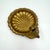 Hollywood Regency Vintage Brass Scallop Shell Candle Wall Sconce For Sale - Image 3 of 10