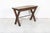 Antique English Topped Tavern Table in Elm For Sale - Image 3 of 15