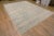 Textile Nazmiyal Collection Modern Blue Geometric Rug For Sale - Image 7 of 8