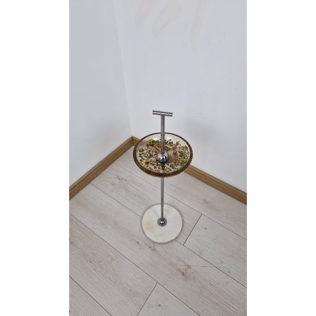 Vintage Ashtray in Chromed Brass with Resin Tray, 1960s For Sale - Image 6 of 10