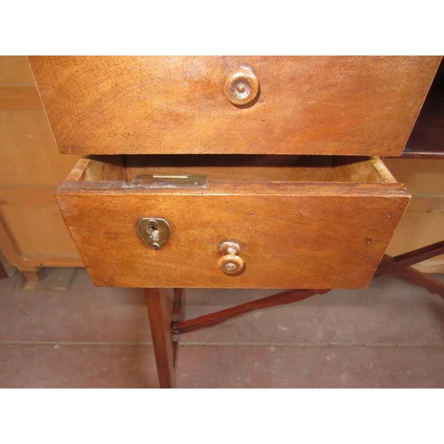 Walnut Cabinet Console, 1990s For Sale - Image 5 of 9