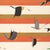 Schumacher x Peg Noriss Flying West Wallpaper In Orange For Sale