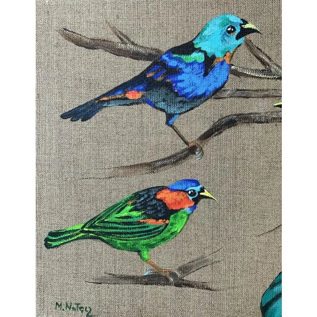 Contemporary Magdalena Nalecz, Gardens of Delight 12, 2020, Acrylic on Canvas For Sale - Image 3 of 5