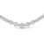 Radiating pure elegance, this exquisite necklace is meticulously crafted from polished 14k white gold, adorned with a...