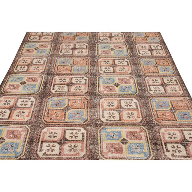 Rug & Kilim Rug & Kilim’s Seasons Rug in Brown , 6x9 For Sale - Image 4 of 6