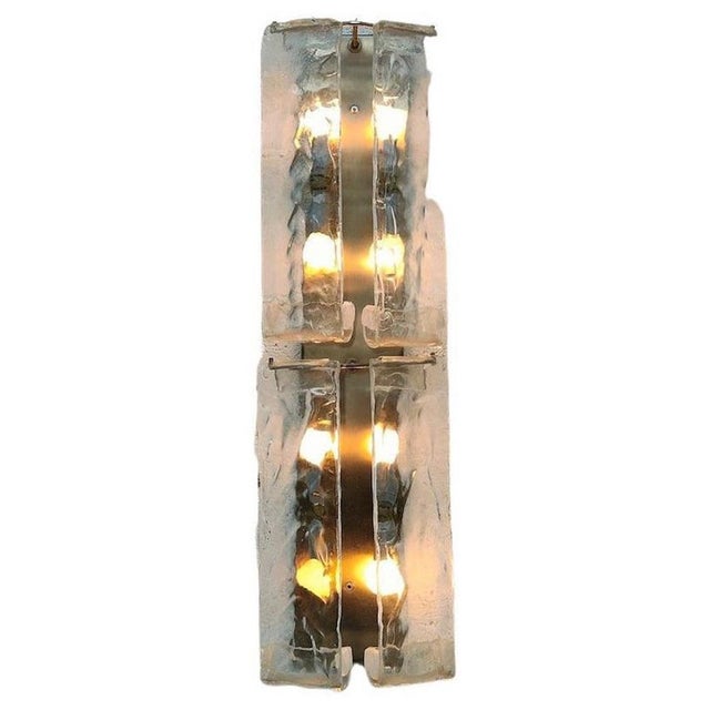 Sconce with Four Glasses by Carlo Nason for Mazzega, 1970s For Sale - Image 13 of 14