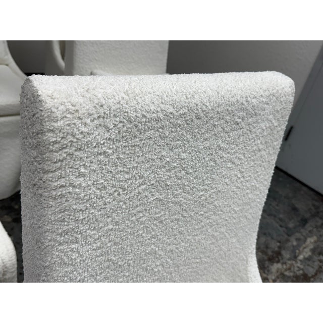 Matthew Williams for Uttermost Coley White Armless Dining Chairs, Set of Six For Sale - Image 10 of 12