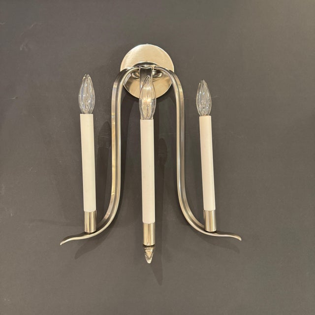 Mid-20th Century Pair Art Deco Period Sconces Germany For Sale In New York - Image 6 of 6