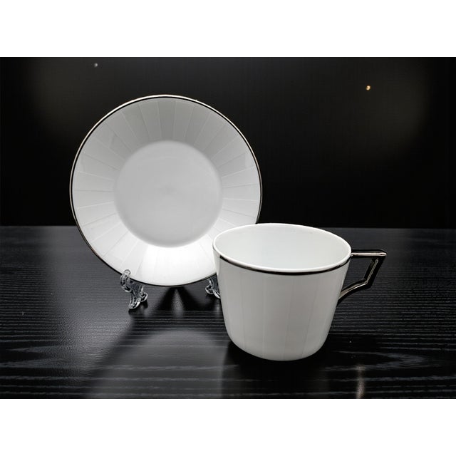 2000 - 2009 Argonauti Collection Luna Model Teacup by Richard Ginori for Vannozzi, 1990s, Set of 6 For Sale - Image 5 of 13