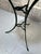1950s Forest Green Metal Gueridon Garden Table, 1950s For Sale - Image 5 of 7