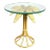 Bamboo Rattan Palm Cocktail Table For Sale