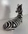 Black Glazed Ceramic Zebra Sculpture, Bassano, Italy, 2000s For Sale - Image 8 of 12