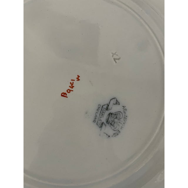 Early 20th Century Antique Gl Ashworth Mason's Ironstone Chinoiserie Luncheon Plates. 9.25" 1900. Set of 5 For Sale - Image 5 of 5